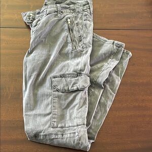 Women’s Gray skinny Cargo Pants